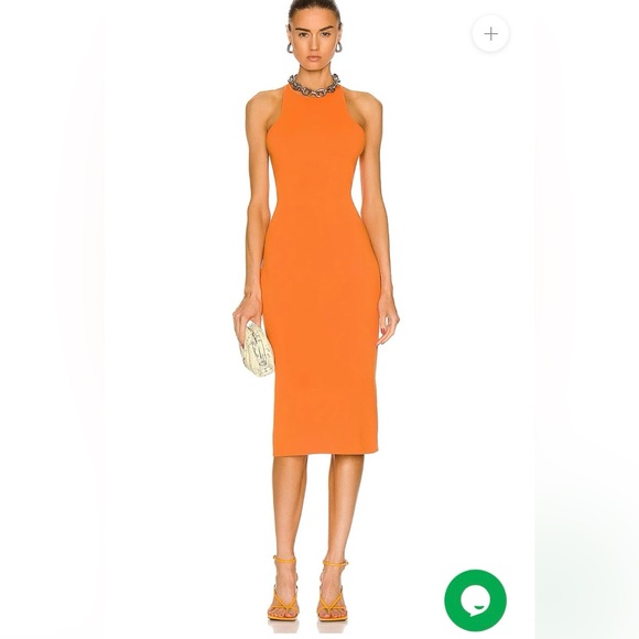 NWT A.L.C Pierce Dress Orange Bodycon XS | Revolve Intermix - Picture 2 of 8